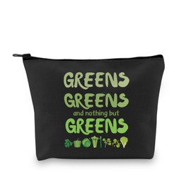 G2TUP Woods Broadway Lover Cosmetic Bag Broadway Musical Theatre Lyrics Travel Toiletry Bag Actor Actress Drama Nerd Gift (Green Makeup Bag)
