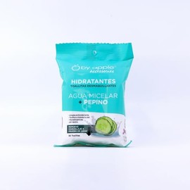 By Apple Toallitas Desmaquillantes (Agua Micelar + Pepino) 30 Piezas