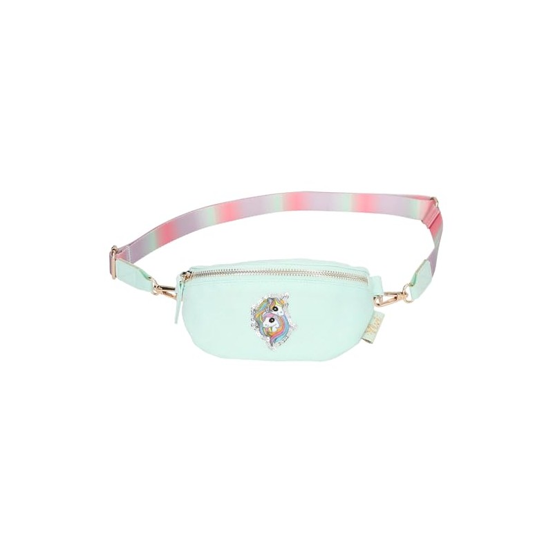 Depesche 13125 Ylvi Small Cross Bag in Turquoise with Unicorn