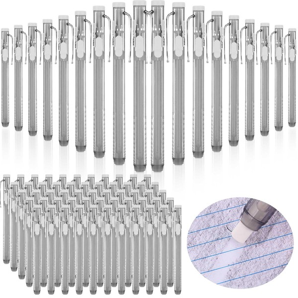 Ctosree 96 Pcs Retractable Mechanical Eraser Bulk Pen Style Erasers