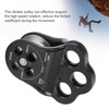 Climber Pulley, Wide Rope 30KN Hitch Climber Pulley for Climbing
