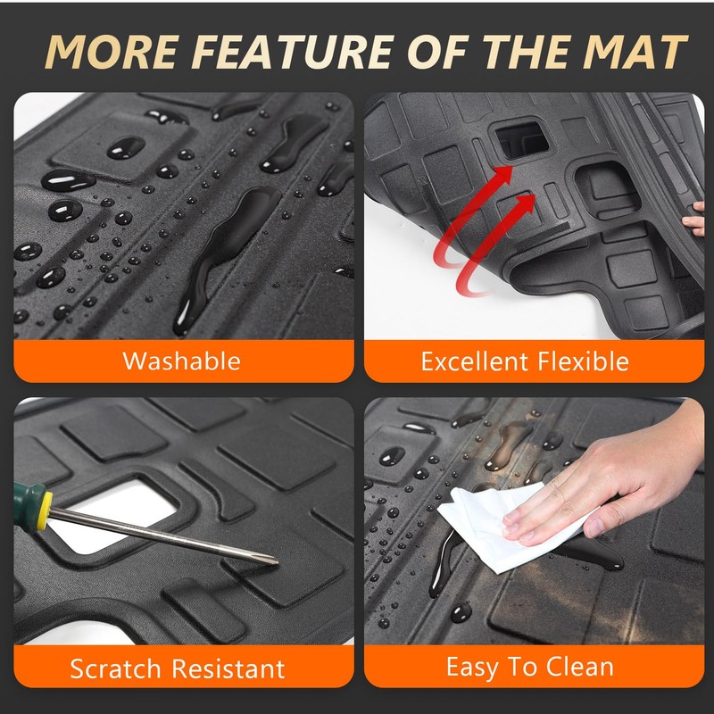 powoq Backrest Mats Compatible with 2022-2024 Kia Carnival Non-Hybrid Back