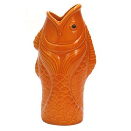 Orange Goldfish Koi Ceramic Fish Cocktail Mug