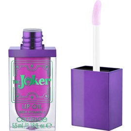 Catrice The Joker Lip Oil, Lippenbalsam, Violett, feuchtigkeitsspendend, pflegend, farbanpassend, natürlich, vegan, ohne Parabene, ohne Mikroplastikpartikel, Nanopartikel frei, 1er Pack (5.5ml)
