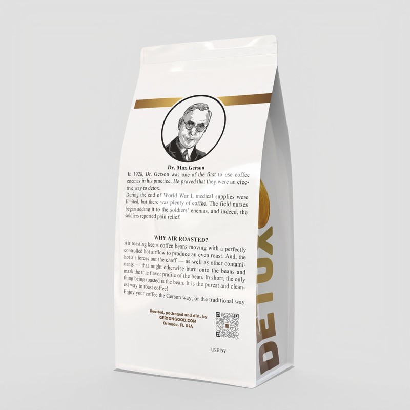 Coffee, The Gerson Way - Ground, Air Roasted, Detox, Enema,