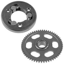 Caltric Starter Outer Clutch And Idler Gear Set For Yamaha Moto-4 250 YFM250 1989-1991