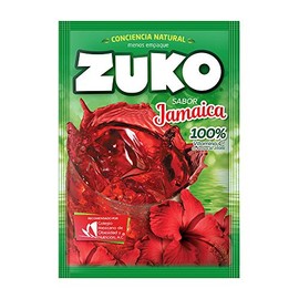 3 x zuko jamaica no sugar needed drink mix packs 15g each