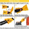 ASUSARA Chainsaw Sharpener, Portable Chainsaw Sharpener Kit for 12''-22'' Saws,