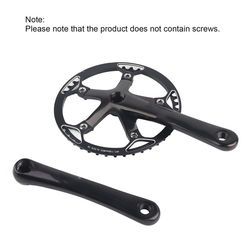 Meijun Bike Crankset 170mm Bicycle Chainwheel Chain Ring Set 45T