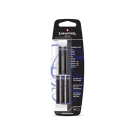 Sheaffer(R Pen Refills, Ink Cartridges, Jet Black, Pack Of 5
