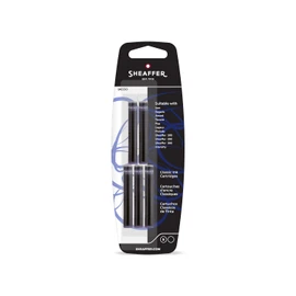 Sheaffer(R Pen Refills, Ink Cartridges, Jet Black, Pack Of 5