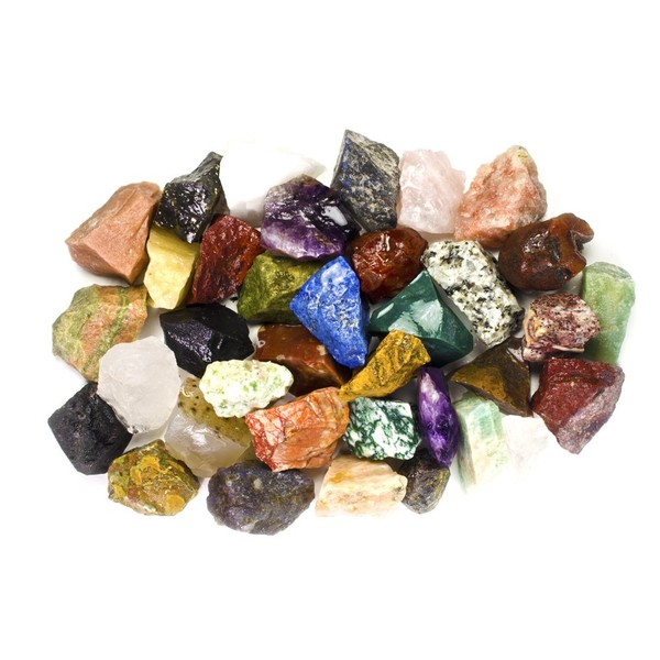Hypnotic Gems 4 Pounds of Bulk Rough India Stone Mix