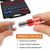 44PCS Nut and Bolt Thread Checker - Comprehensive Bolt Size