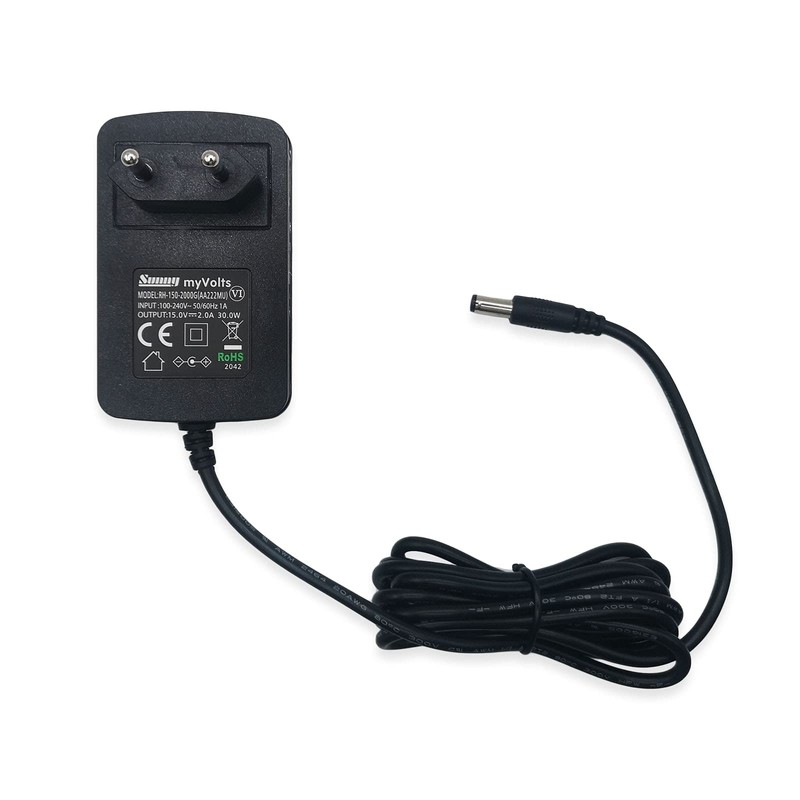 MyVolts 15 V EU Power Supply Compatible with Native Instruments