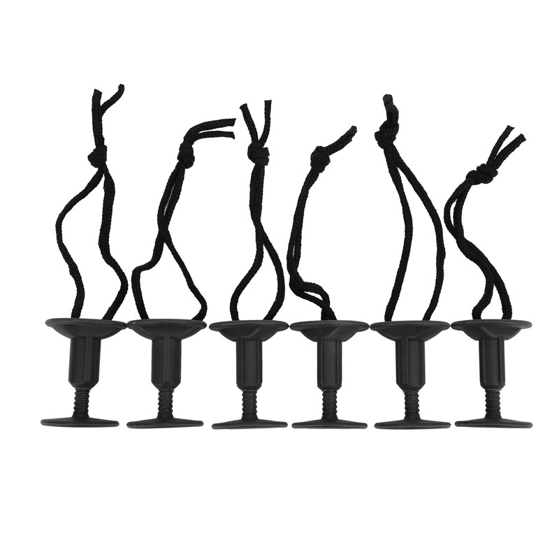 6Pcs Surf Board Leash Leg Rope Plug Nylon Plastic Surf