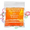 Neon Latex 100 counts Intraoral Elastic Bands Orthodontic Elastics Dental
