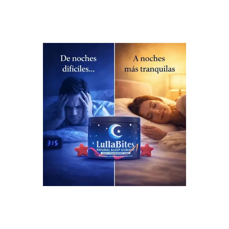 Gomitas Para Dormir Sin Melatonina Lullabites 60 Pzas