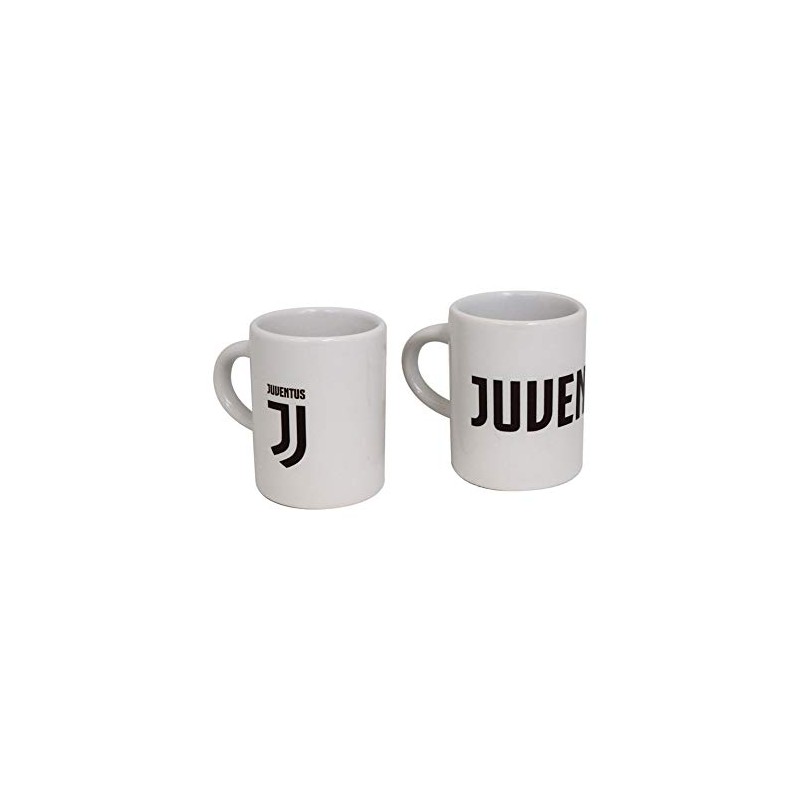 Giemme Set Juventus JU1339 2 TAZZINE Caffe' in Ceramica