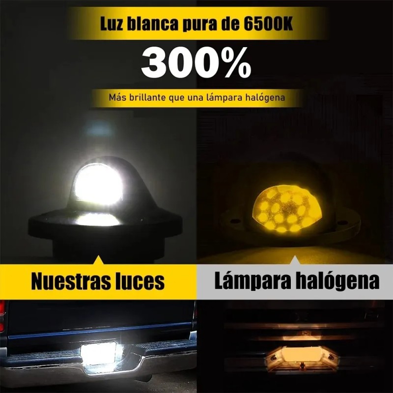 Par Luces De Matrícula Placa Para Ford F150~f550 1990-2014