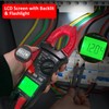 Digital Clamp Meter, Multimeter 6000Counts Volt Meter Auto-ranging Measures AC/DC