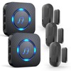 SANJIE Wireless Door Alarm Sensor Chime, 800FT Operating Range 55