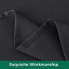 Biscaynebay Textured Fabric Round Tablecloths 60", Black Table Cloth Water