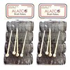 ALAZCO 8 pc Vintage Style Hair Rollers XLarge BRUSH ROLLERS