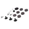 18PCS Cymbal Replacement Accessories HiHat Clutch Felt Cymbal Sleeves with