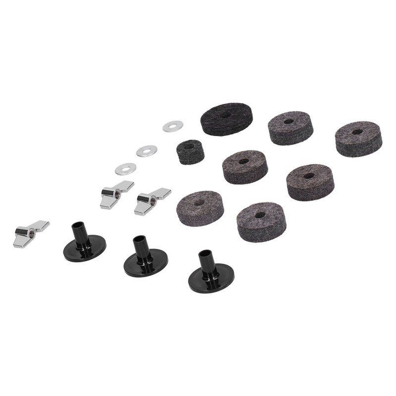 18PCS Cymbal Replacement Accessories HiHat Clutch Felt Cymbal Sleeves with