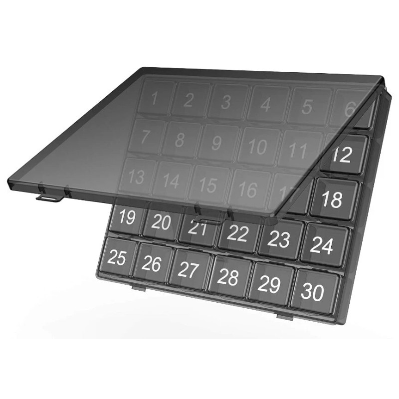 DOHIMGIO Monthly Pill Organizer Once a Day 30 Day Pill