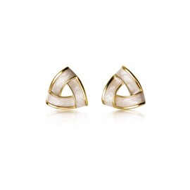 K.L.Y Women's Earrings, 925 Silver, Braided, Popular Earrings, Sterling Silver, Hypoallergenic, 18K Gold Accessories, Birthday Gift, Women's Jewelry, Silver Sterling Silver