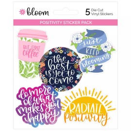 bloomdailyplanners bloom daily planners Vinyl Sticker Set, Positivity Pack