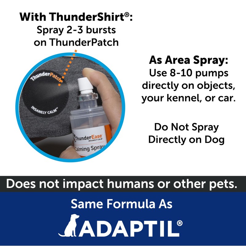 ThunderEase Dog Calming Pheromone Spray | Powered by ADAPTIL |