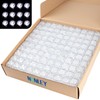 Light Up Ice Cubes Bulk, 200 PCS White Led Ice
