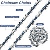 ZOCONE 3Pcs 6 Inch Chainsaw Chains, Small Chain Saw Chains