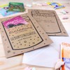 10 Invitation Cards for Children's Birthday Party Invitations Kraft Paper