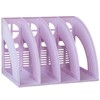 Elezeal A4 File Holder, Magazine Folder, Desk Organiser, 4 Vertical