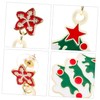 COLLBATH Elegant Christmas Tree Earrings Women's Xmas Dangle Earrings for