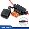 10 AWG Inline Fuse Holder - 12 Volts Fuse Holder