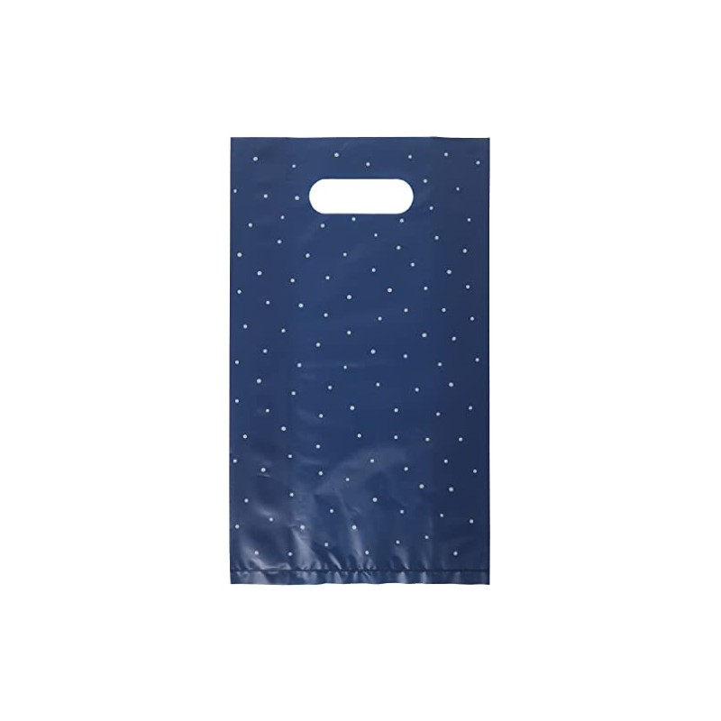 Indigo Daily Bag Small pp239 Pin Dot, Navy, 10 Piece