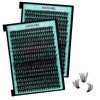 Eyelash Clusters, 320 Pieces, 60D Eyelash Clusters, D Curl, Individual