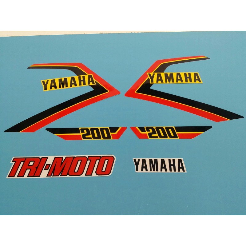 YAMAHA YTM200 TRI-MOTO 1983 DECAL DECAL GRAPHIC SET(#*Y55)
