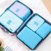 6-Piece Travel Packing Organizer Set for Luggage – Lightweight Reusable
