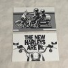 Lot Of 5 Harley Davidson Hang Tag Sales Postcard Promo
