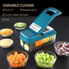 Vegetable Chopper Slicer 15-in-1 Multifunctional Chopper Vegetable Cutter with Container