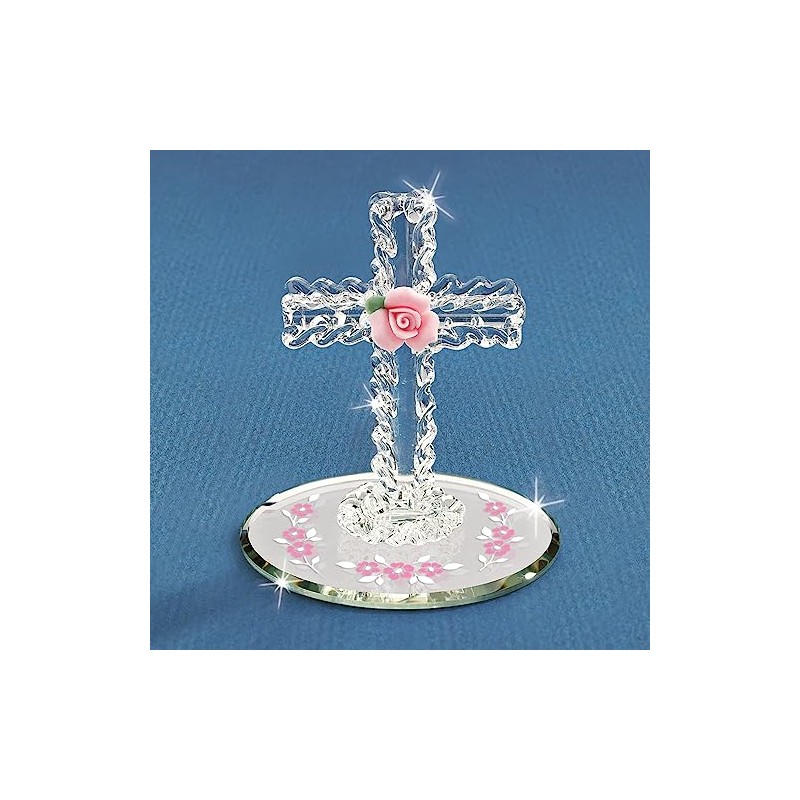Glass Baron Cross Figurine