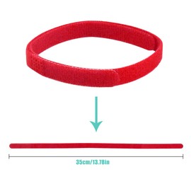 NATUCE 15 Stück Welpen ID Halsbänder, Hündchen Identification Hundemarken, Welpenhalsband für Neugeborene Welpen Kätzchen (L-35 cm)