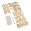 1: 130 Wooden Model Sailboat Kit for Adults Improve Hands