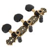 Alomejor 3 Pairs Classic Guitar Pegs Tuning Pegs Rustproof Easy