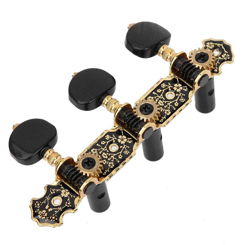 Alomejor 3 Pairs Classic Guitar Pegs Tuning Pegs Rustproof Easy